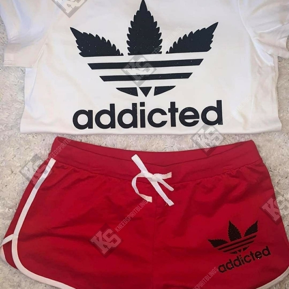 Next Level Apparel Tops - Addicted 2 Piece Set